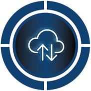Cloud-based workflow icon